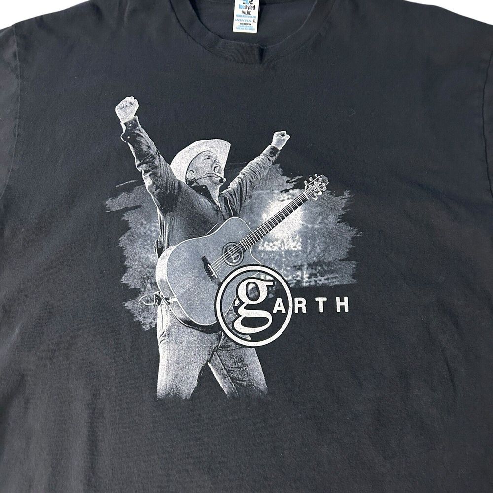 Garth Brooks XL Stadium Tour 2021 Short Sleeve Black‎ T-Shirt Band T Country - Picture 2 of 9